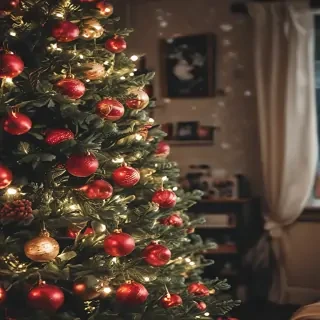 aesthetic christmas background