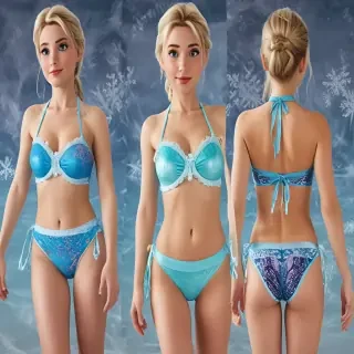 frozen elsa bikini