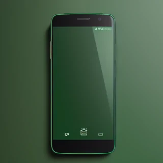green phone background