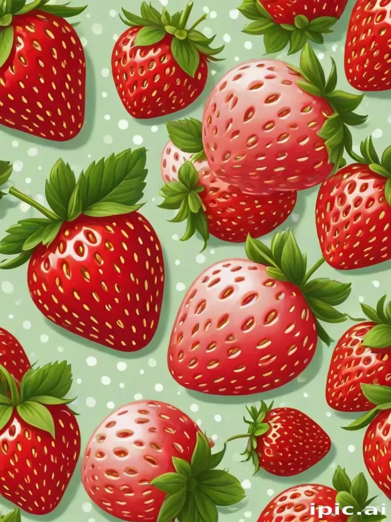 strawberry cute wallpaper