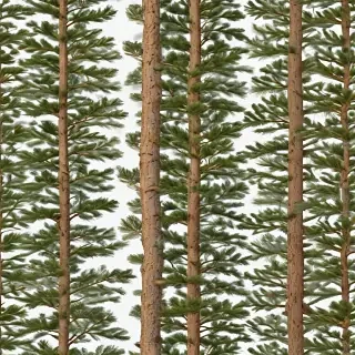pine trees transparent background