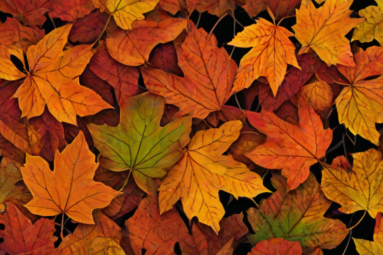 png fall leaves