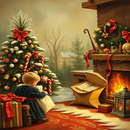 old fashioned christmas pictures
