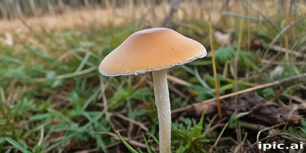 thin stemmed mushroom