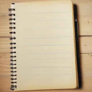 paper notebook background