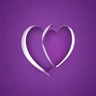 heart purple wallpaper