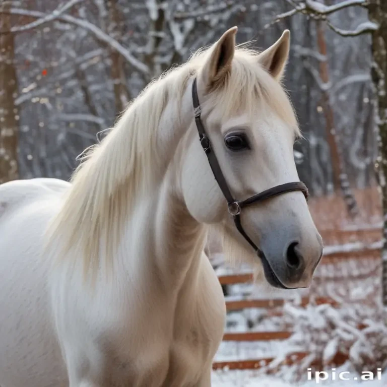 pictures of christmas horses