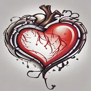 heart tattoo png
