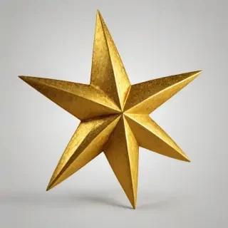 golden star png