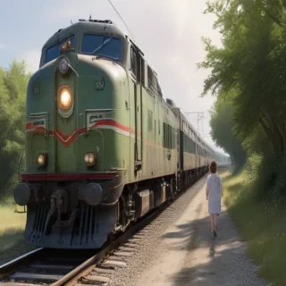train sketch