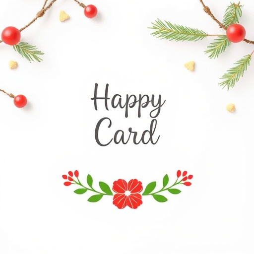 greeting card mockup