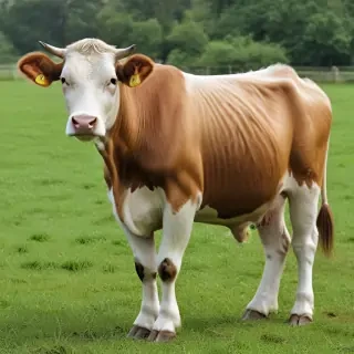 transparent cow