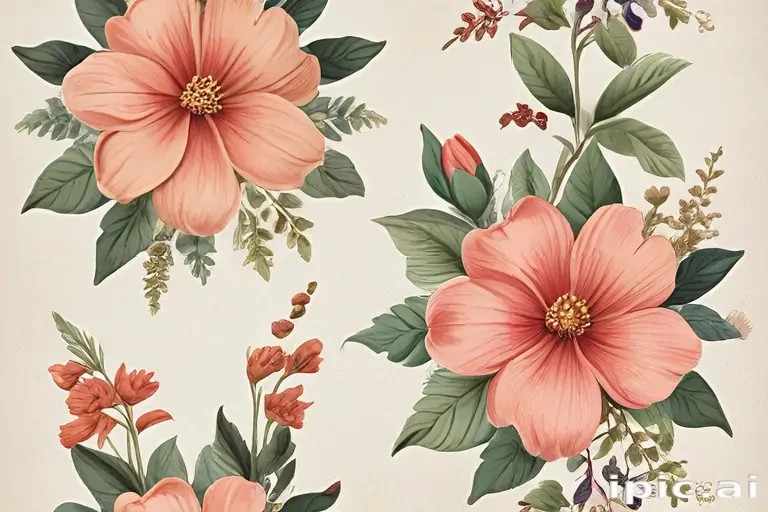 vintage flower png