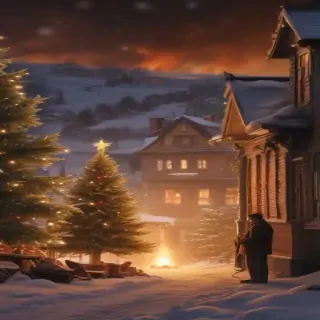 christmas story background