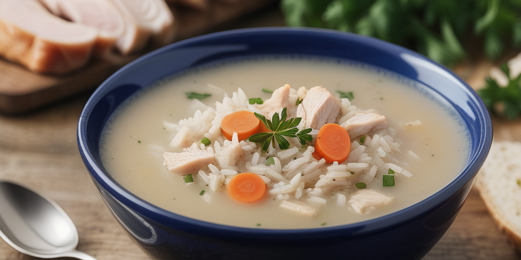 chicken and rice soup calories