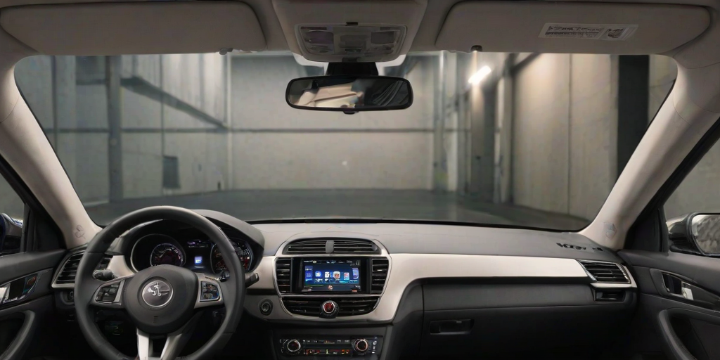 inside car background