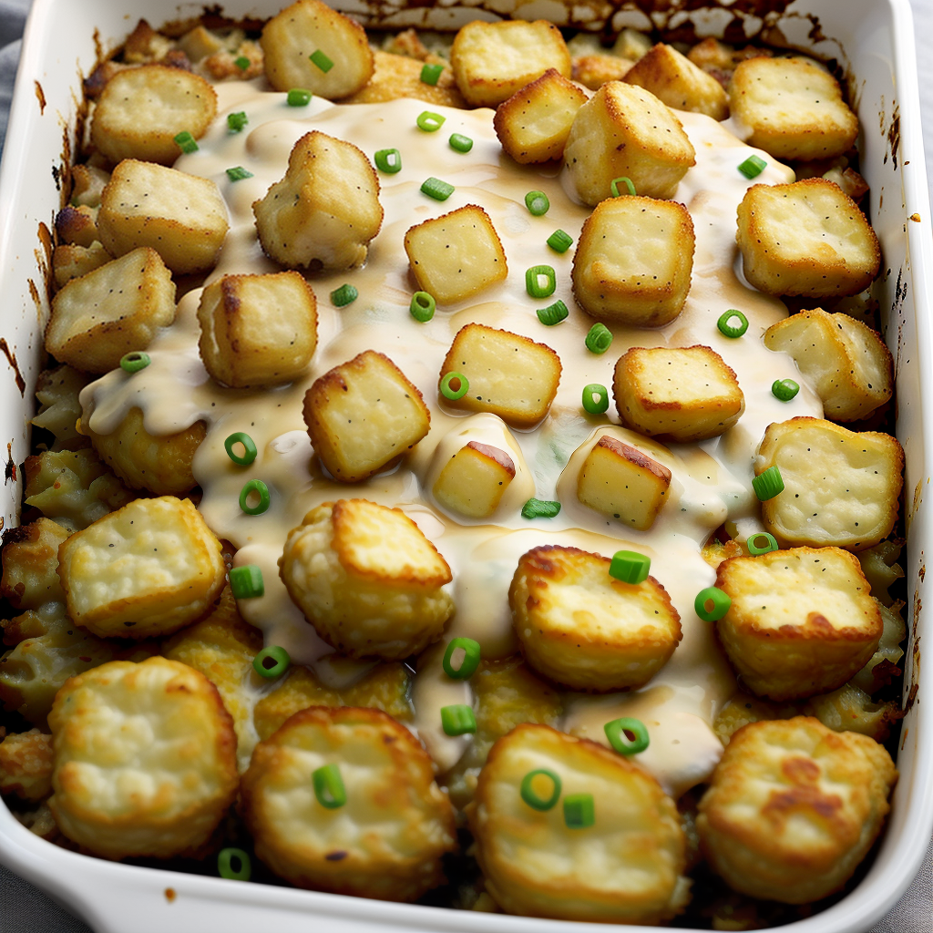 crack chicken tater tot casserole