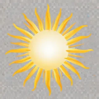 sun clipart transparent background