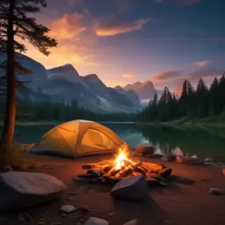 camping background