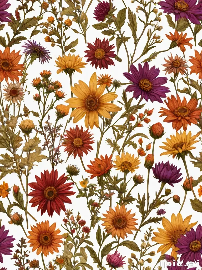 dried flowers png