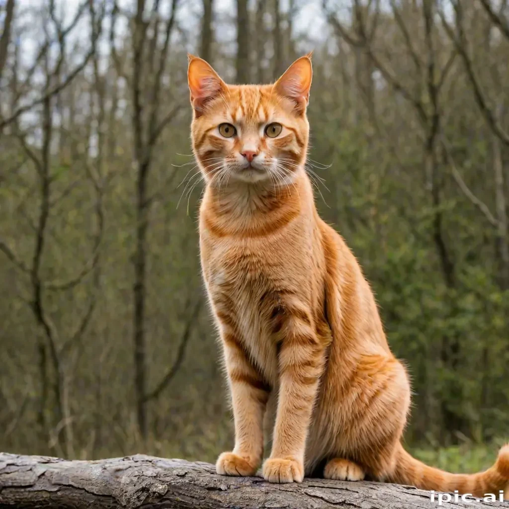 orange cat png