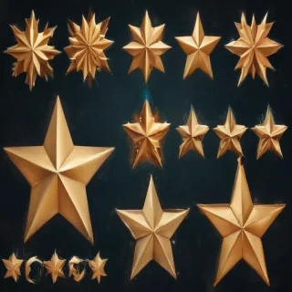 christmas stars clipart