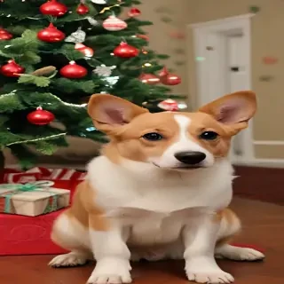 pictures of dogs christmas