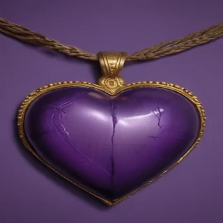 aesthetic purple heart