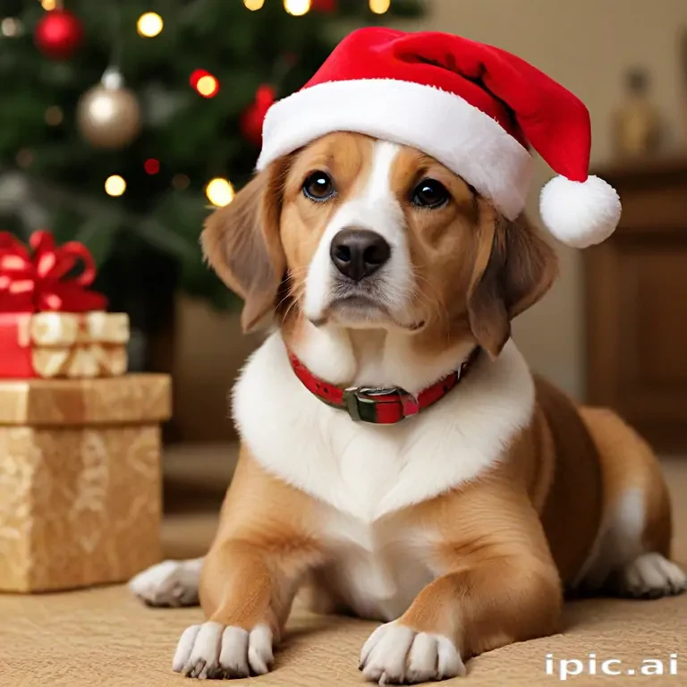 wallpaper christmas dog