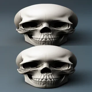 skulls transparent