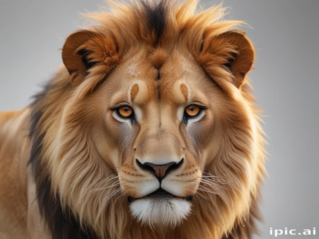 transparent lion