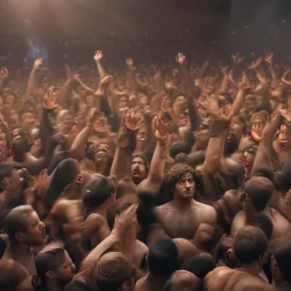 crowded png