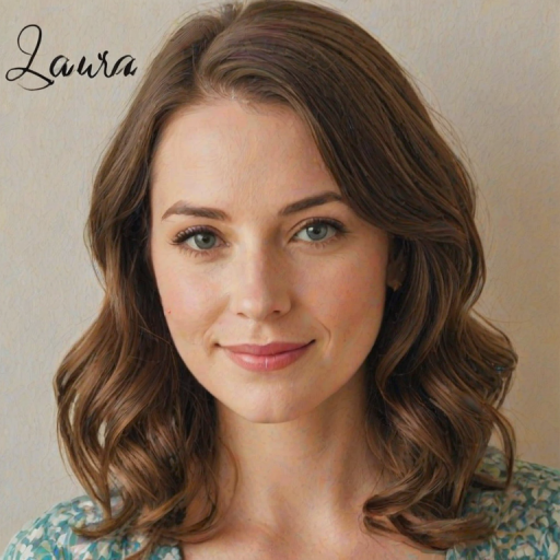 laura in cursive