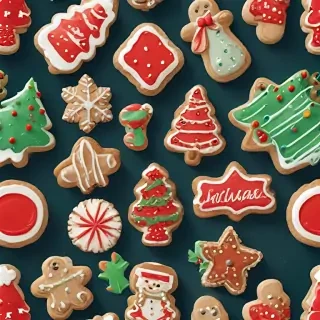 clip art christmas cookies