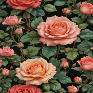 rose border