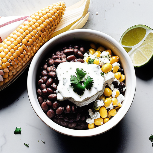 black bean corn feta dip