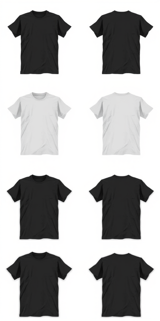 black t shirt mockup free
