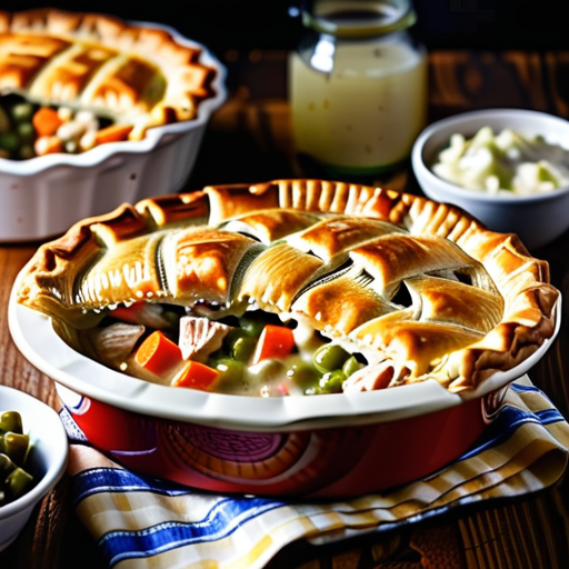 what goes with a chicken pot pie