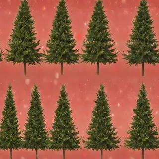 christmas trees transparent background