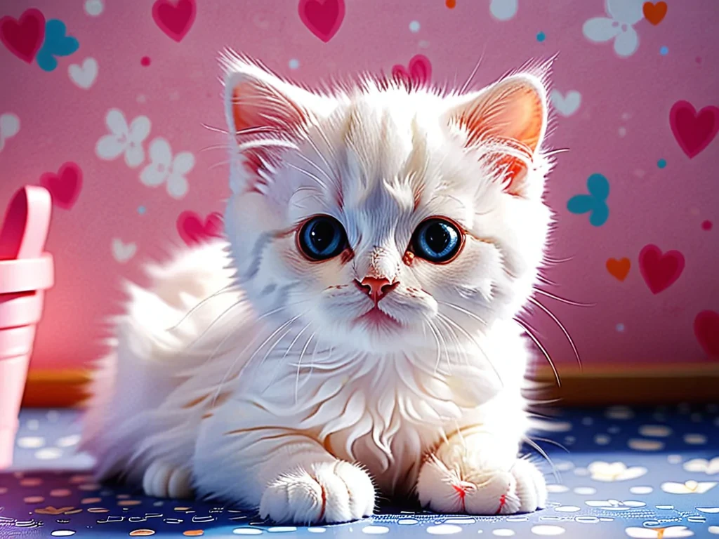 wallpaper cat cute