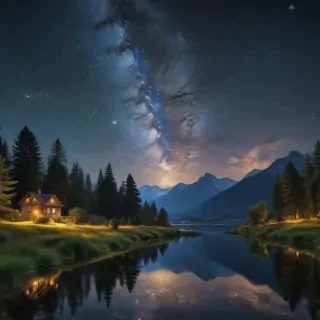 starry night wallpaper