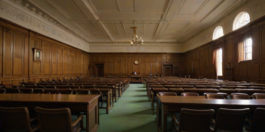court room background