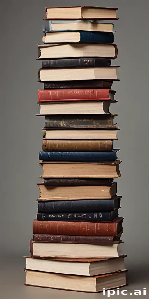 book stack png