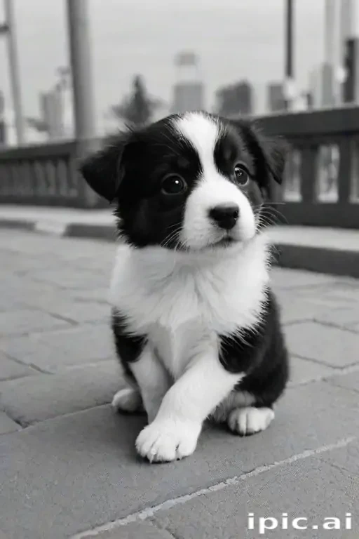 cute black and white