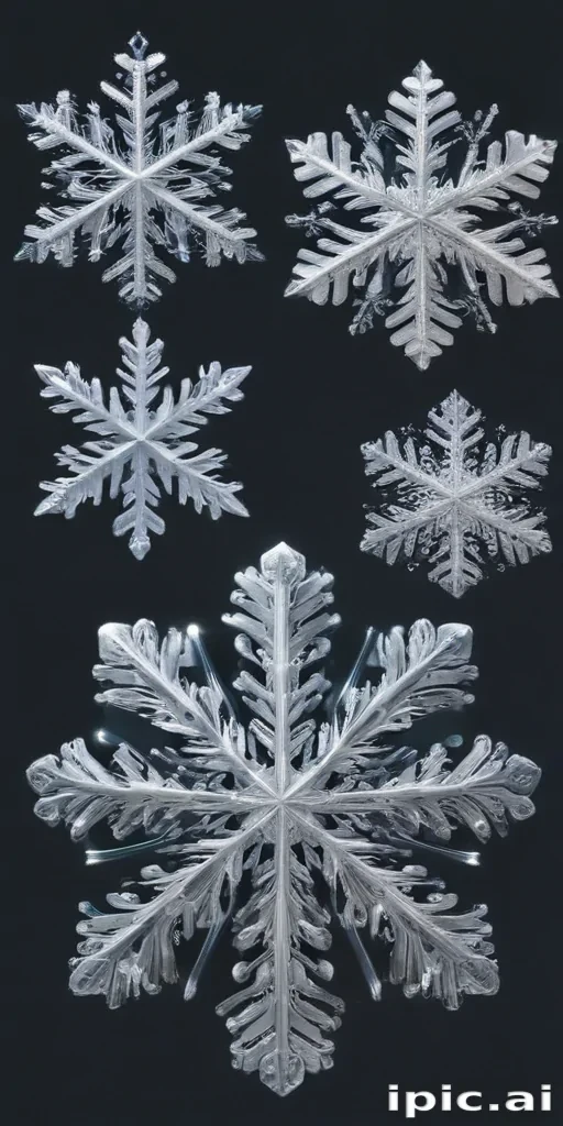 snowflake clipart with transparent background