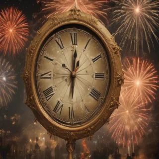 vintage new years images