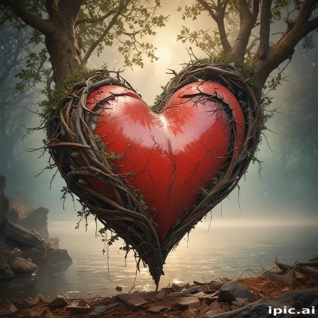 backgrounds broken heart