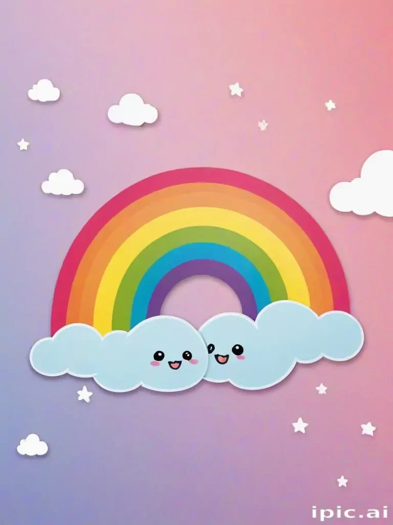 cute rainbow wallpaper