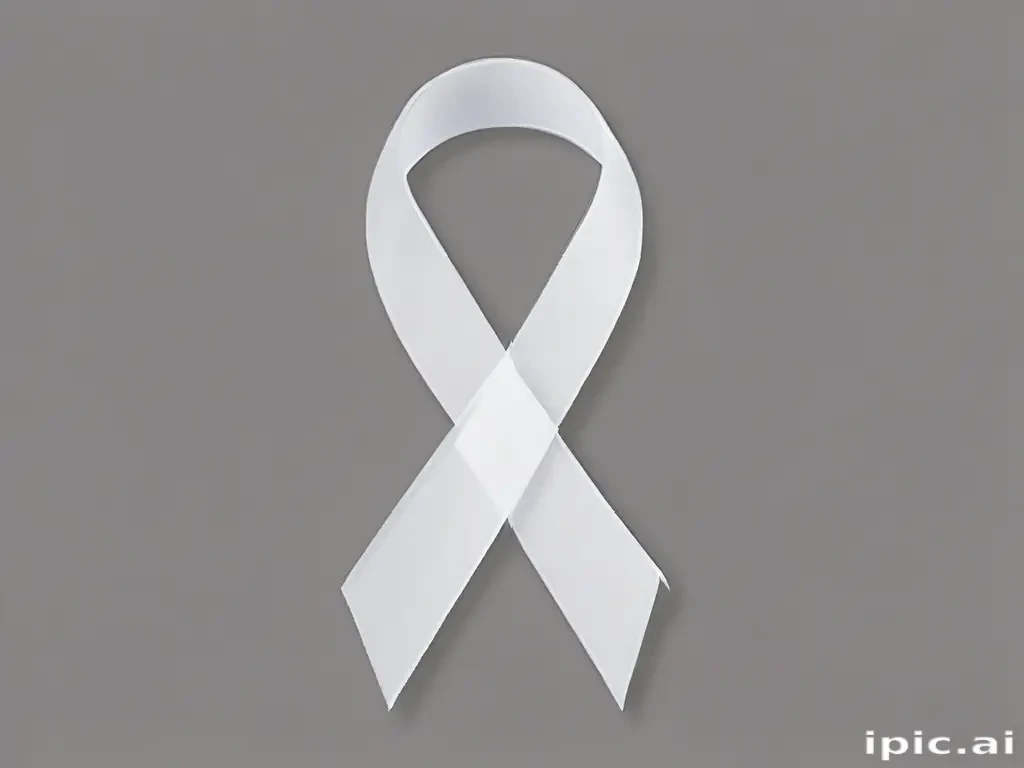 white ribbon png