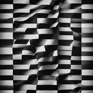 black and white checkered background